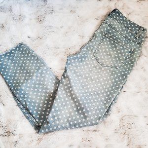 LC Polka Dot Skinny Jeans